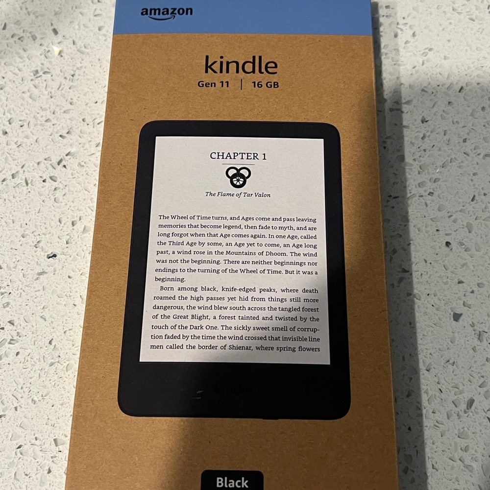 Amazon Kindle Black eBook Reader - 11
Gen, 16 GB storage - New, in box